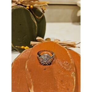 Premier Jewelry Ring Silver Pink Ice Size 8